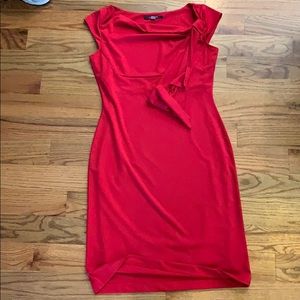 Chadwick’s red dress